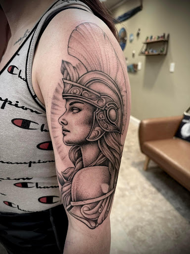 Explore small pirate tattoo ideas, creative tattoo ideas in Nashville, available at RedBird Tattoo