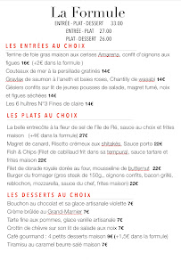 Menu / carte de Restaurant La Brise Talmont à Talmont-sur-Gironde