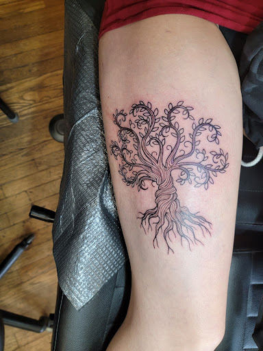 Explore music tattoos ideas, creative tattoo ideas in Canton, available at The Inkeepers Tattoo Parlor