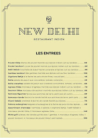 Restaurant indien New Delhi à Clermont-Ferrand (le menu)