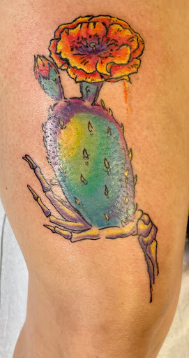 Explore gold tattoo ideas, creative tattoo ideas in Broomfield, available at Wild Child Tattoo