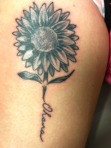 Explore traditional forearm tattoo ideas, creative tattoo ideas in Humboldt, available at Voltage Ink