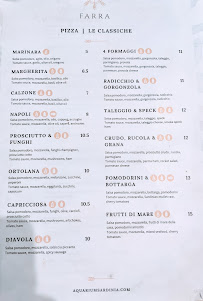 Menu du Farra Pizzeria à Torre Delle Stelle (Maracalagonis)