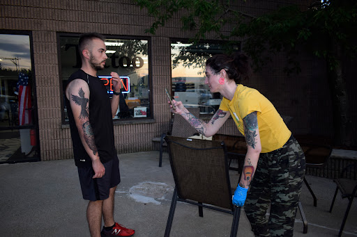 Explore matching cat tattoo ideas, creative tattoo ideas in Salem, available at Mayhem Tattoo