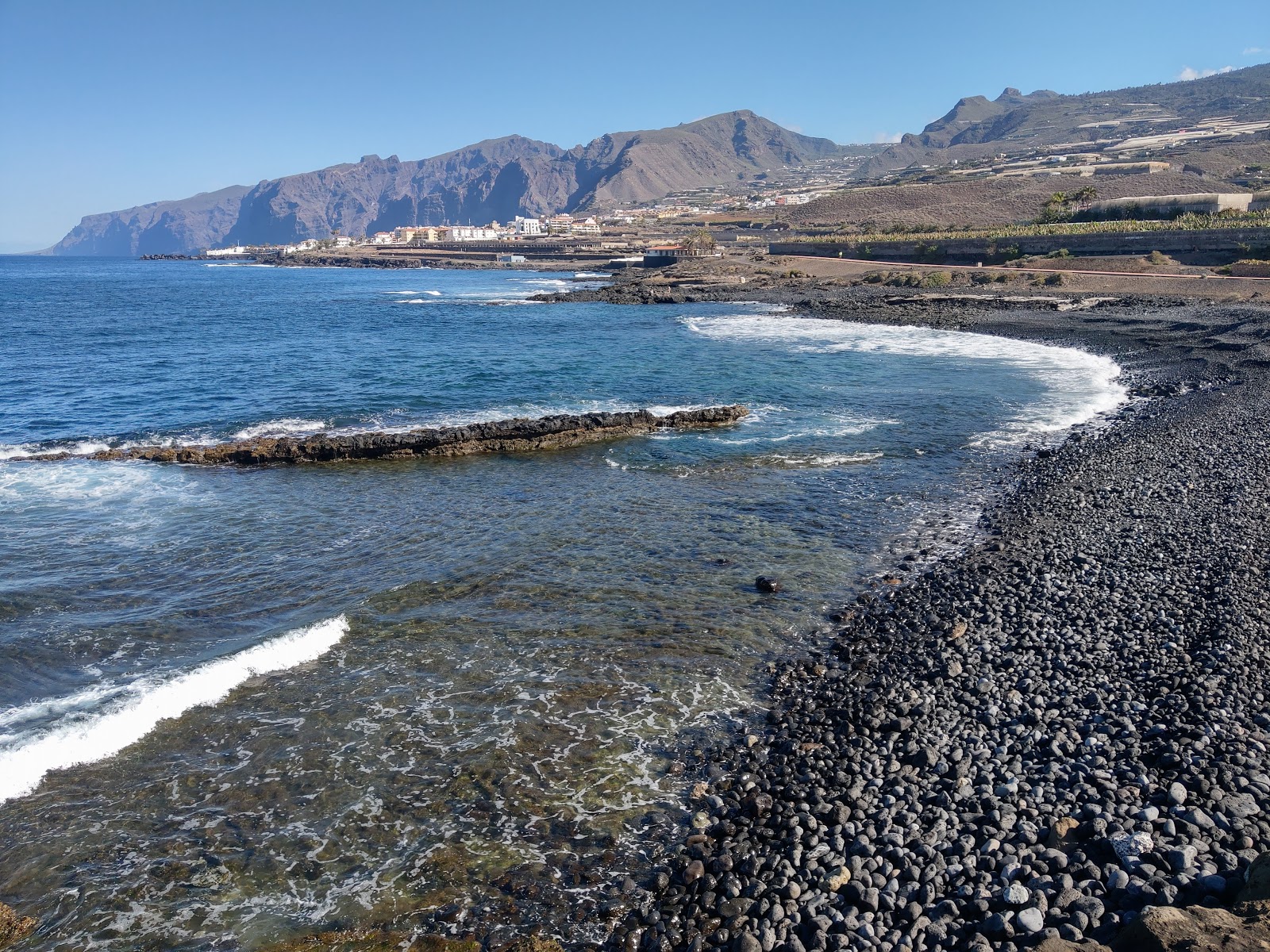 Foto av Punta Blanca med stenar yta