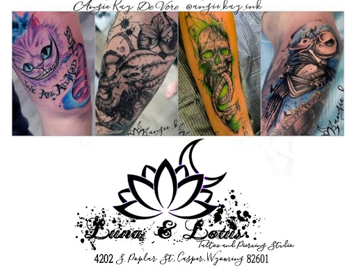 Explore tattoo chest ideas, creative tattoo ideas in Casper, available at Luna & Lotus Amethyst Ink Angie Kay