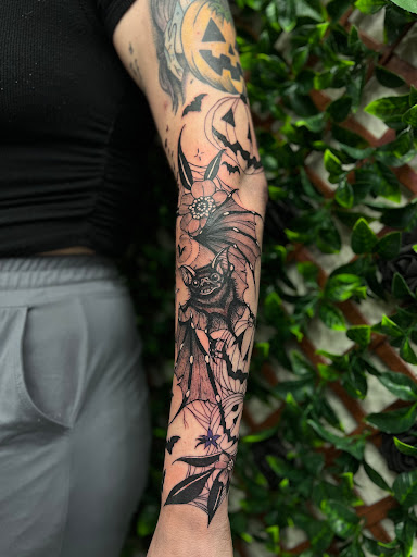 Explore surfing tattoo ideas, creative tattoo ideas in Lexington, available at Pain is Beautiful