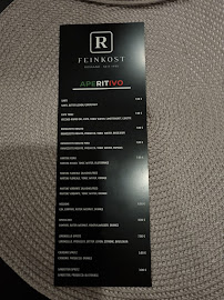 Menu du Weinbar Rossano à Rutesheim