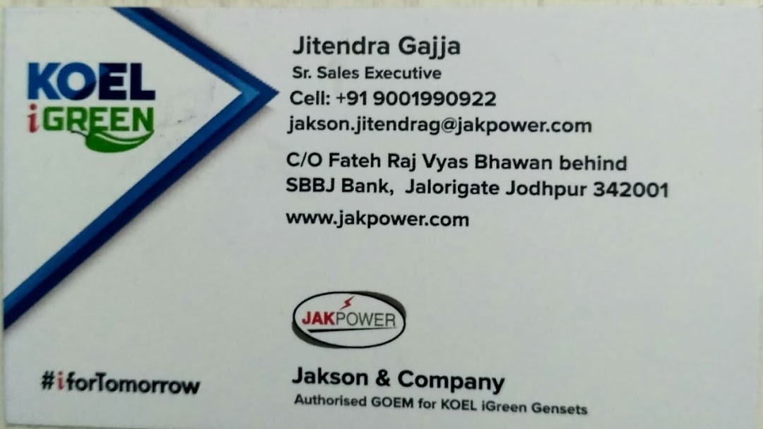 kirloskar genset jakson & company