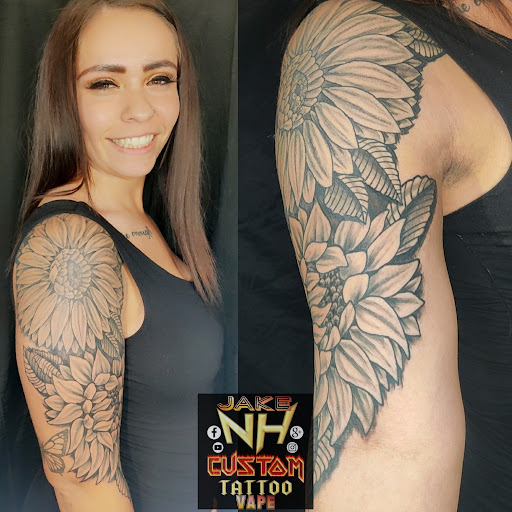 Explore rose tattoo ideas men, creative tattoo ideas in Hooksett, available at NH Custom Tattoo