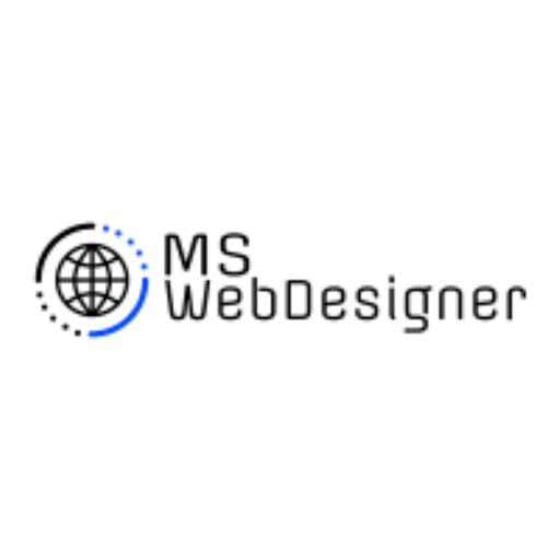 Logo da empresa - MS Webdesign - Desenvolvedor de site freelancer