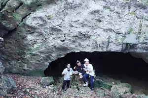 Dark stone cave image