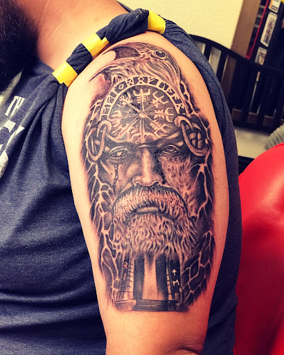 Explore wyoming tattoo ideas, creative tattoo ideas in Baytown, available at Big Juniors Tattoos