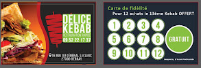 Délice kebab à Bernay menu