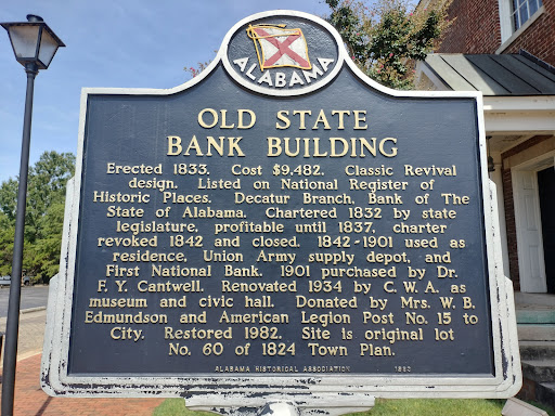 Museum «Old State Bank», reviews and photos, 925 Bank St NE, Decatur, AL 35601, USA
