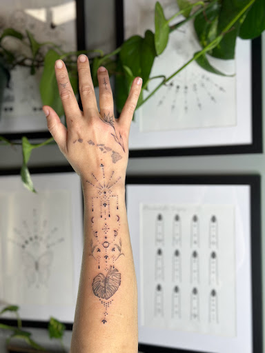 Explore marker tattoo ideas, creative tattoo ideas in Kailua Kona, available at Mehana Tattoo