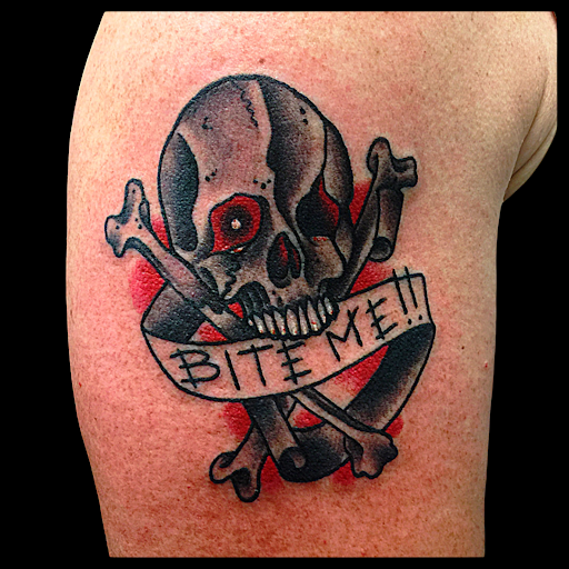 Explore fire tattoos ideas, creative tattoo ideas in Youngstown, available at BAREKNUCKLE TATTOO & BARBERSHOP