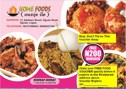 Home Foods, Ogudu Rd, Ogudu 100242, Lagos, Nigeria, Diner, state Lagos