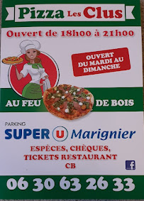 Pizzeria Pizza Les Clus à Marignier (la carte)