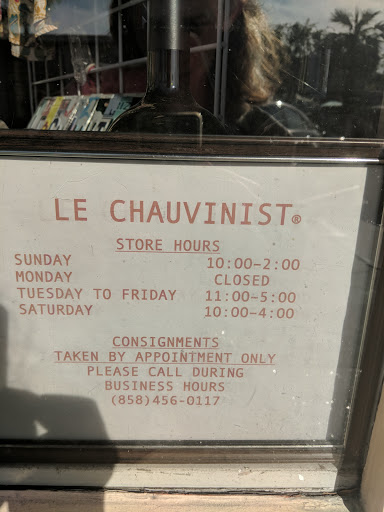 Consignment Shop «Le Chauvinist-Resale For Men», reviews and photos, 7709 Fay Ave, La Jolla, CA 92037, USA