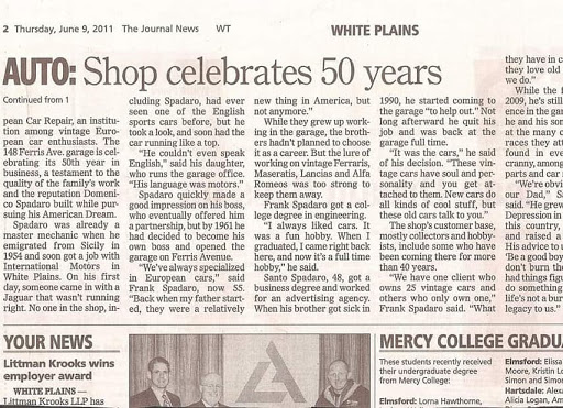 Auto Repair Shop «Dominick European Car Repair», reviews and photos, 148 Ferris Ave, White Plains, NY 10603, USA