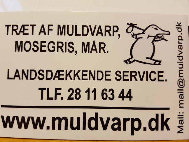 Åbningstider for Muldvarp.dk - Vi bekæmper dine skadedyr !