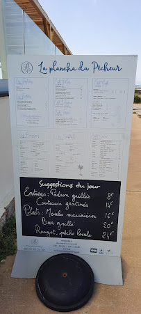 Restaurant français La Plancha du pêcheur à Ondres (la carte)