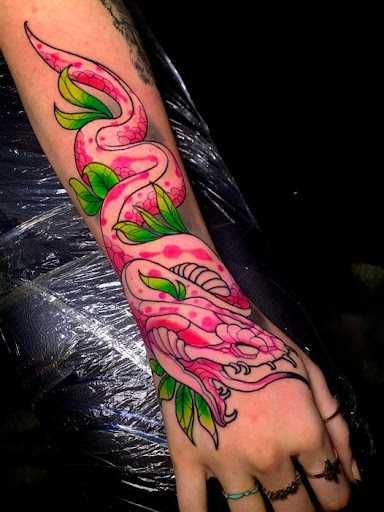 Explore nail tech tattoo ideas, creative tattoo ideas in San Antonio, available at Firme Copias Tattoo Studio