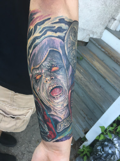 Explore outlander tattoo ideas, creative tattoo ideas in Milford, available at Golden Hammer Tattoo Studios