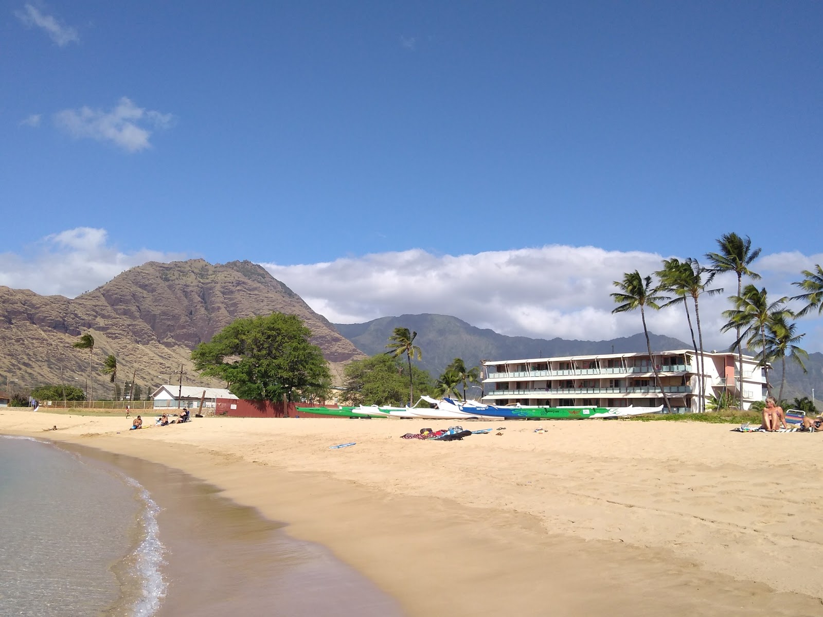 Foto von Pokai Beach und die siedlung