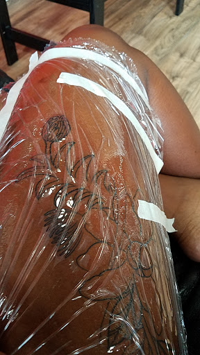 Explore ideas for matching couple tattoos, creative tattoo ideas in Virginia Beach, available at World Famous Blue Horseshoe Tattoo and Piercing Independence