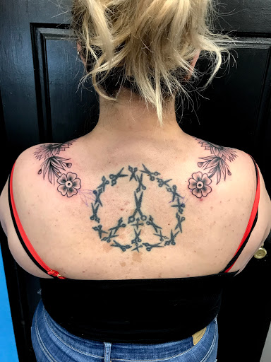 Explore womens sternum tattoo ideas, creative tattoo ideas in Modesto, available at Inkwell Tattoo