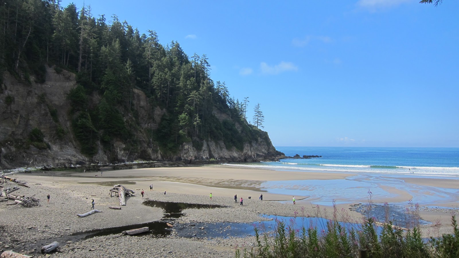 Foto de Short Sand Beach apoiado por penhascos