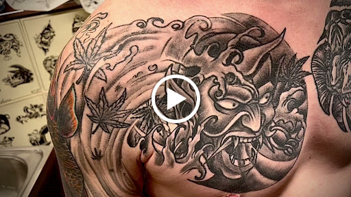 Explore princess mononoke tattoo ideas, creative tattoo ideas in Douglasville, available at Long Island Ink Tattoo & Piercing