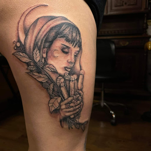 Explore daughter name tattoo ideas, creative tattoo ideas in Fort Worth, available at Darkside of Texas Tattoo & Piercing
