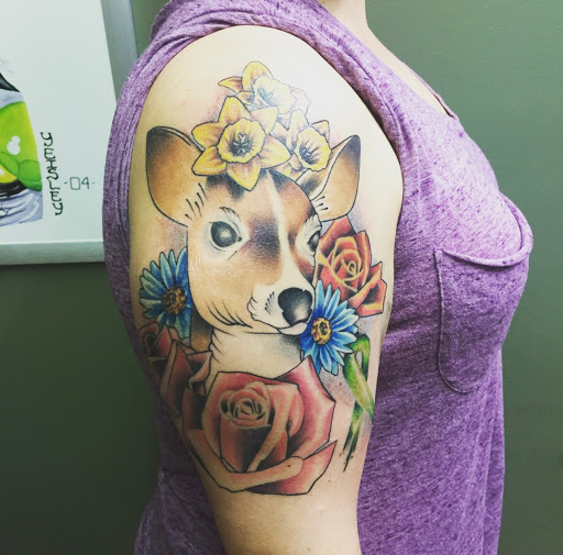 Explore upper back tattoo ideas for guys, creative tattoo ideas in Southaven, available at Illusion Ink