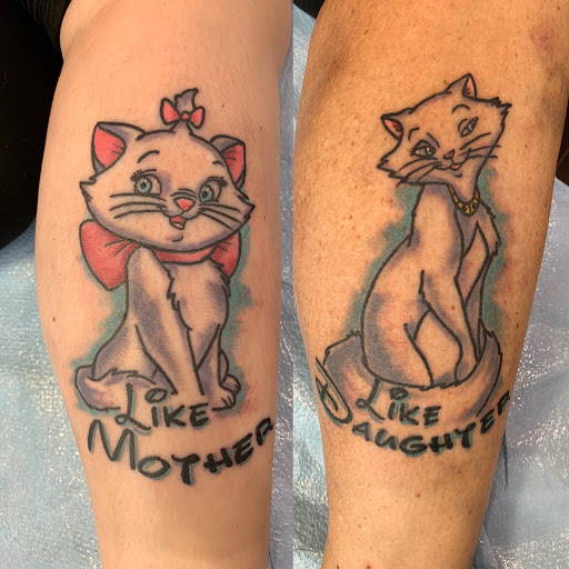 Explore saint michael tattoo ideas, creative tattoo ideas in Kansas City, available at Golden Stag Tattoo and Gallery