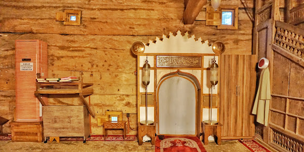 Göğceli Camii - Tarihi Ahşap Çivisiz Cami
