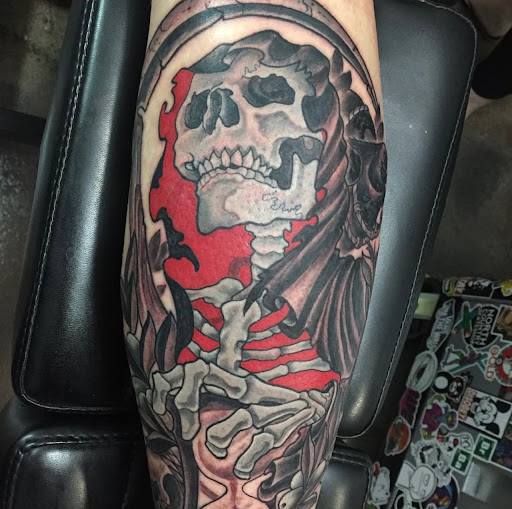 Explore disco elysium tattoo ideas, creative tattoo ideas in Peoria, available at Modern Ink Tattoo