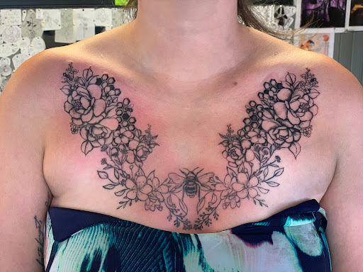 Explore time flies tattoo ideas, creative tattoo ideas in Birchwood, available at Old Soul Tattoo Studio, Llc