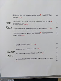 Menu du Alberto Berardi à Montemarciano