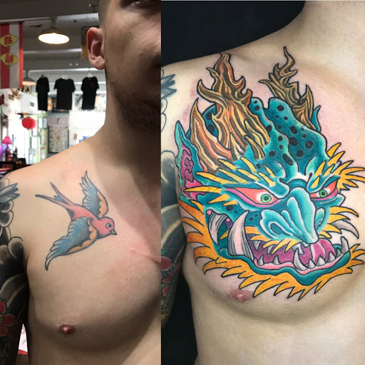 Explore silverback gorilla tattoo ideas, creative tattoo ideas in New Orleans, available at Tattooagogo