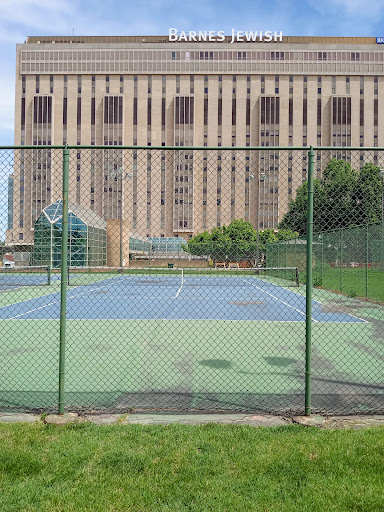 Tennis courts at Forest Park