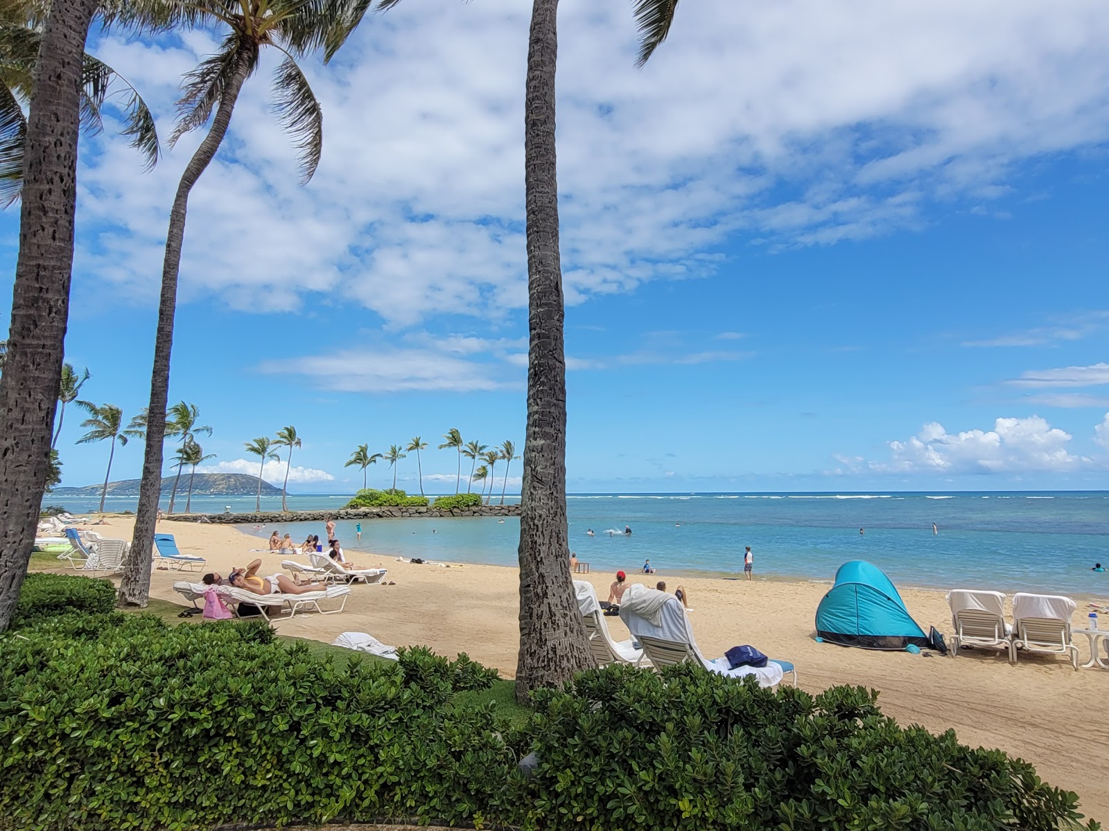 Kahala Hilton Beach'in fotoğrafı çok temiz temizlik seviyesi ile