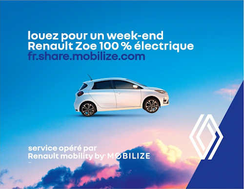 Agence de location de voitures MOBILIZE SHARE RENAULT CLERMONT L'HERAULT LOCATION DE VÉHICULE TRESSOL-CHABRIER Clermont-l'Hérault