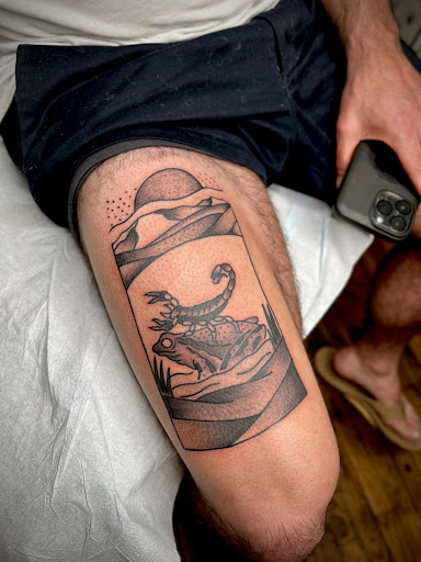 Explore foot ankle tattoo ideas, creative tattoo ideas in Glenside, available at Yellow Rose Tattoo