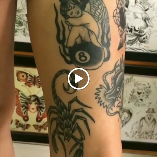 Explore ocean tattoo ideas black and white, creative tattoo ideas in Feasterville Trevose, available at Tattoo Galaxy (Feasterville) Piercing & Custom tattoos