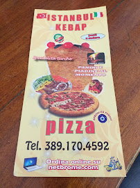 Carte du istanbul pizzeria Kebap à Omegna