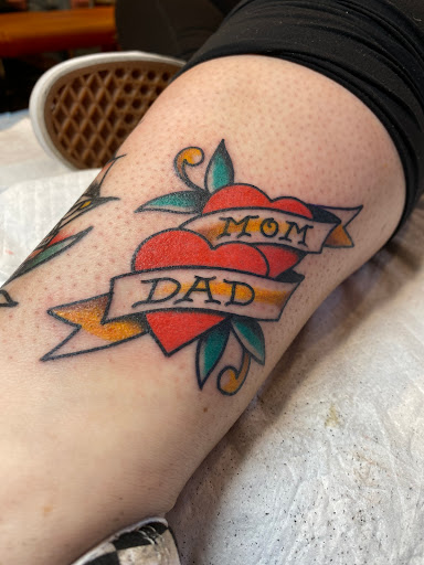 Explore heart tattoo ideas for ladies, creative tattoo ideas in Sykesville, available at Americana Folk Tattoo