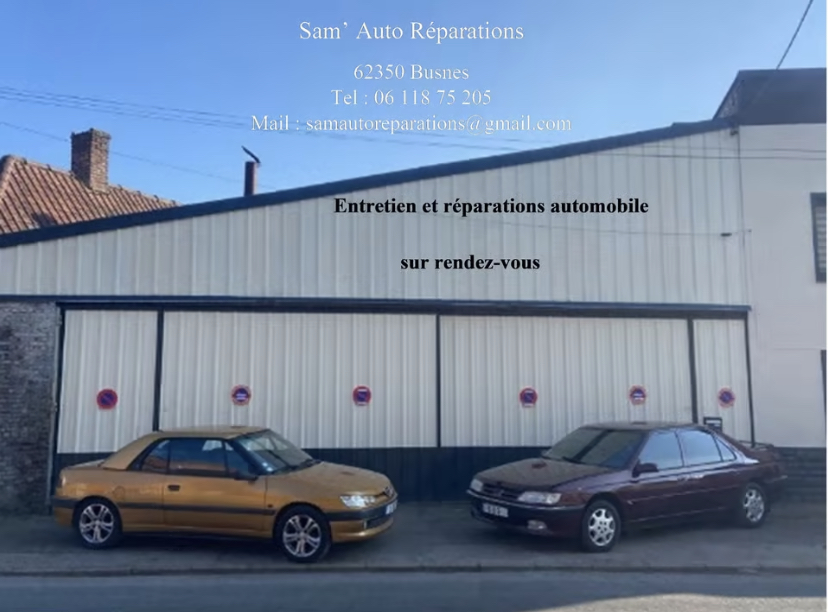 Sam’Auto Réparations à Busnes (Pas-de-Calais 62)